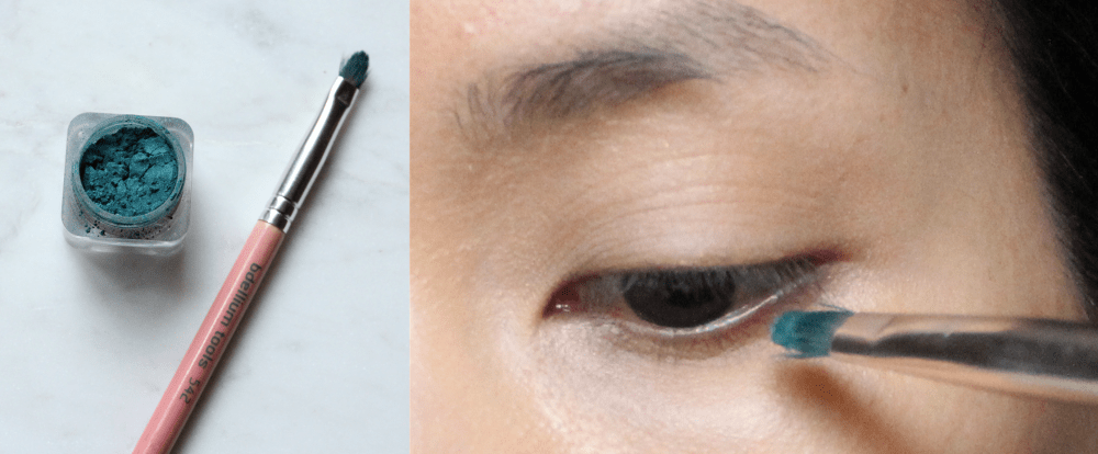 Turquoise Eyeliner and Coral Lips - Featuring Ilia Beauty Lipstick In Paradise