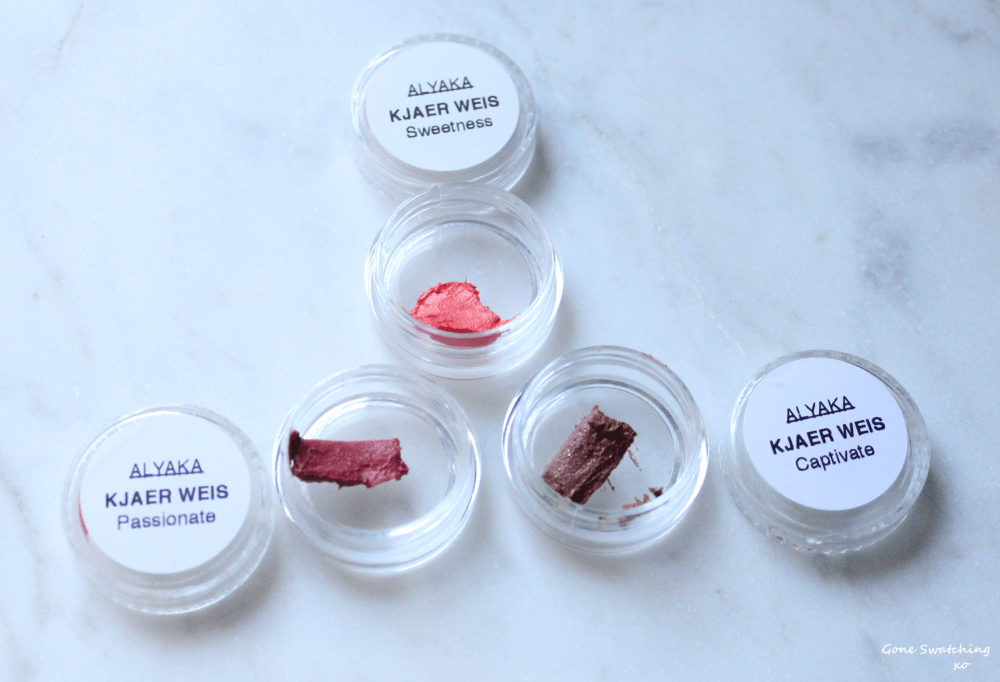 Kjaer Weis Lip Tint Swatches - Gone Swatching xo