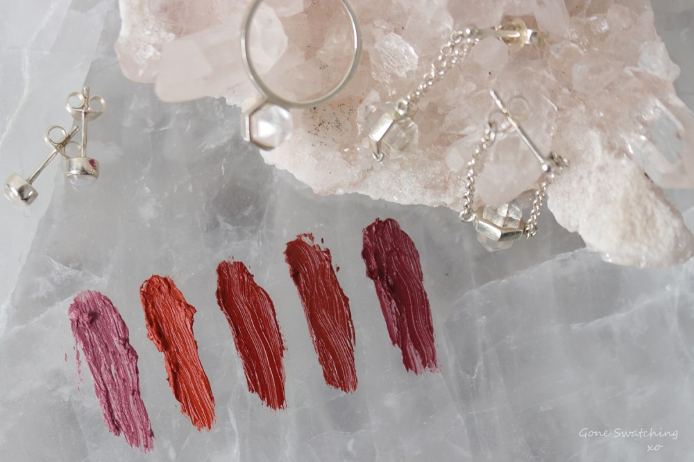 Au-Naturale-Lipstain-Bold-Collection-arm-swatches