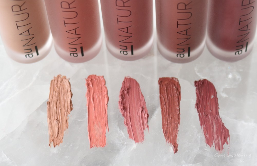 Au-Naturale-Lipstain-Neutral-Collection-swatches.-Gone-Swatching-xo