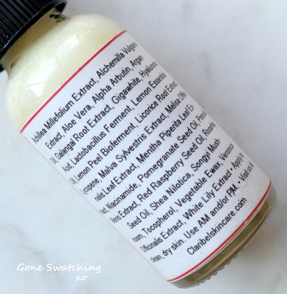 Claribel Skincare Review - Gone Swatching xo