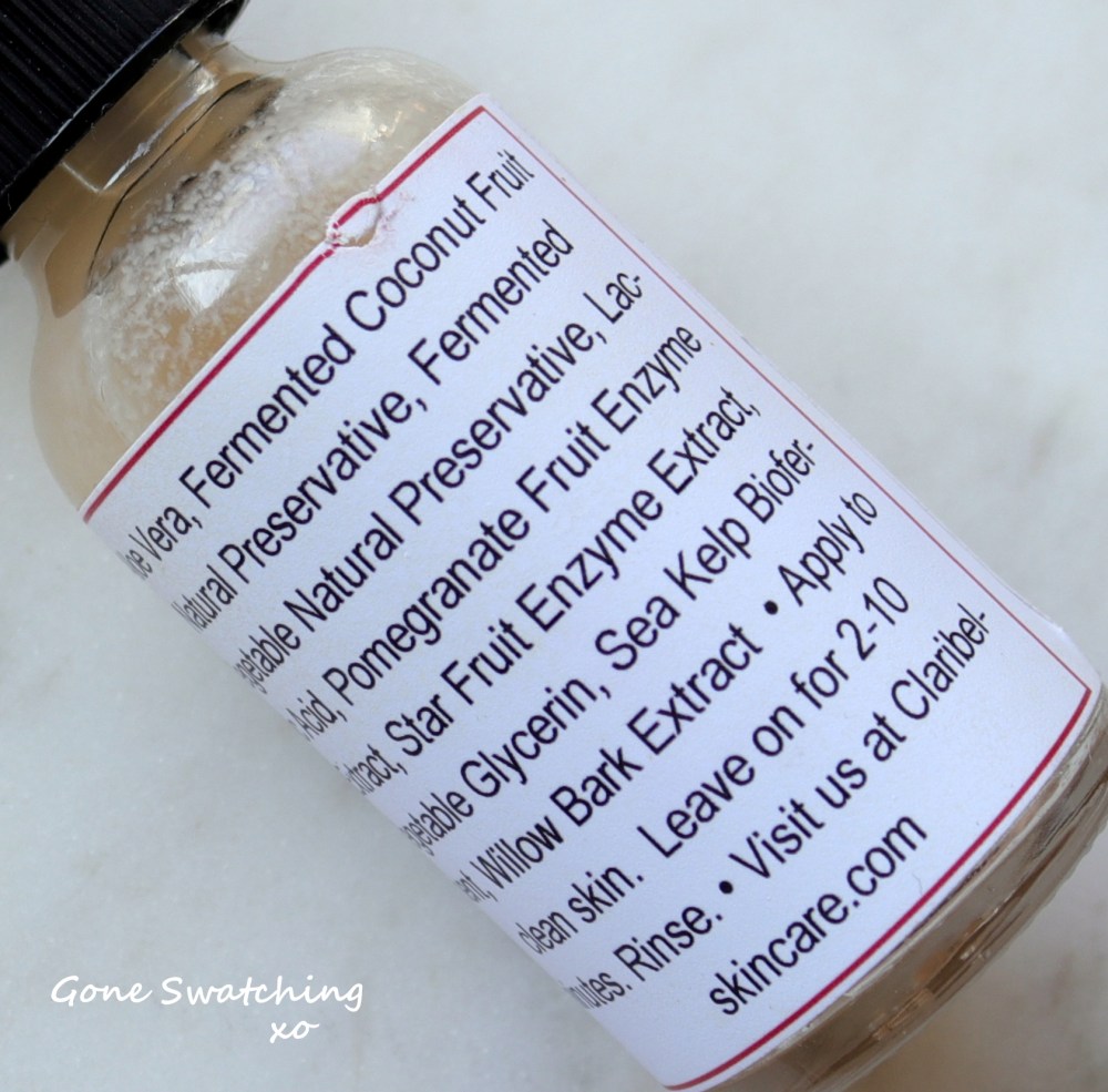 Claribel Skincare Review - Gone Swatching xo