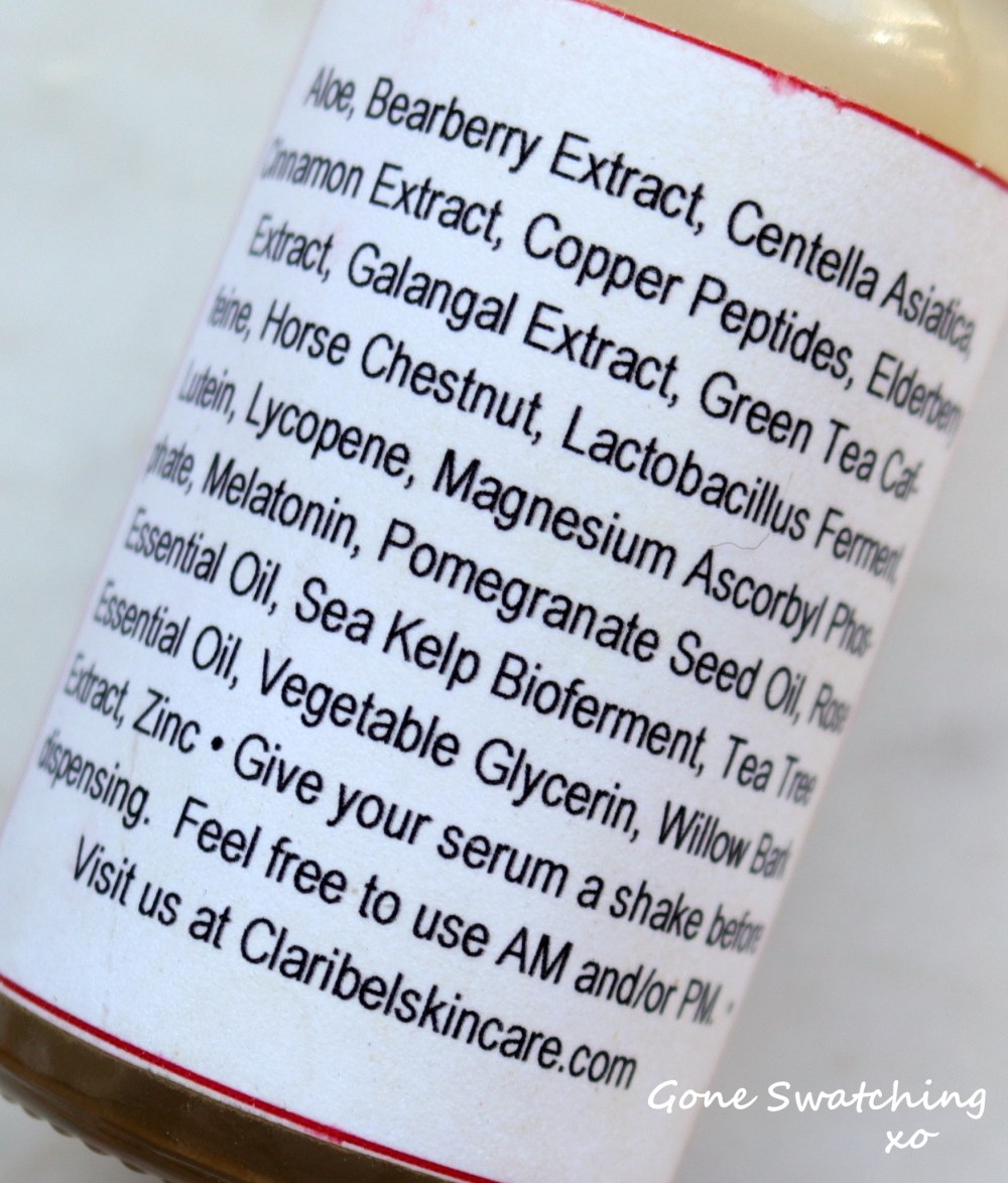 Claribel Skincare Review - Gone Swatching xo