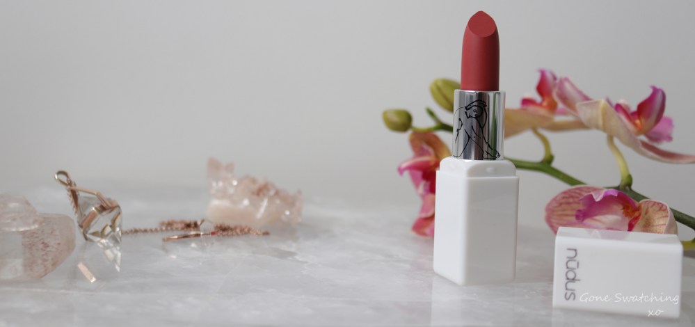 Nudus Lipstick Review and Swatches - Amalia, Dreamtime and Ruby Rose. Gone Swatching xo