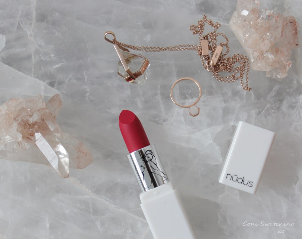 Nudus Lipstick Review and Swatches - Amalia, Dreamtime and Ruby Rose. Gone Swatching xo