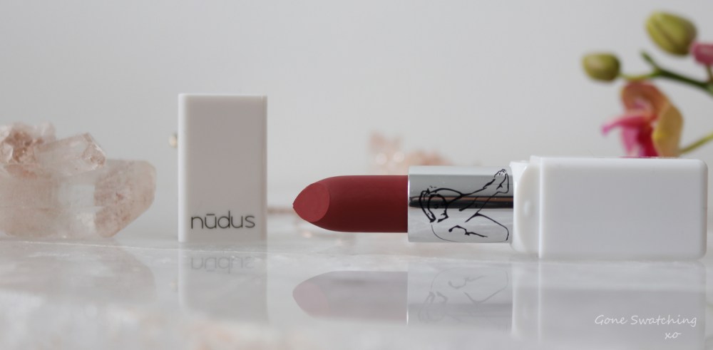 Nudus Lipstick Review and Swatches - Amalia, Dreamtime and Ruby Rose. Gone Swatching xo