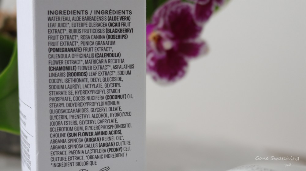 Acure-Skin-Care-Review.-Non-toxic,-organic-and-natural-Skin-care.-Seriously-Soothing-Cleaning-Cream-Ingredients.-Gone-Swatching-xo