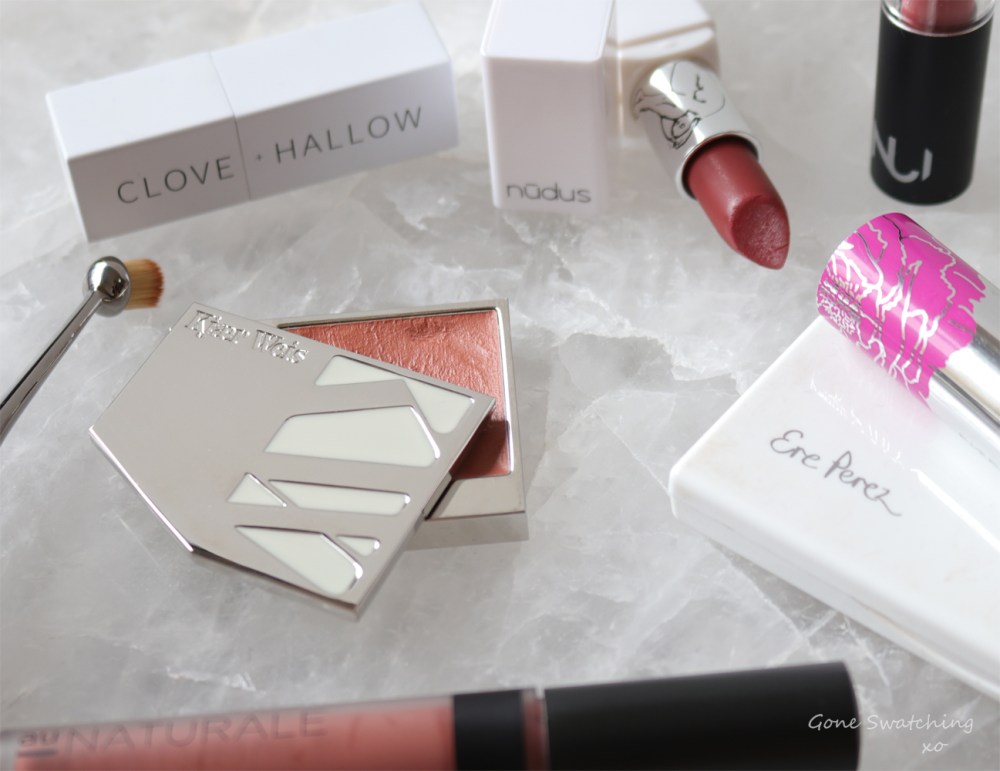 best-natural-makeup-of-2018.-clove2bhallow2c-kjaer-weis2c-nudus2c-nui-cosmetics2c-au-naturale2c-ere-perez2c-fitglow-and-artis.-gone-swatching-xo
