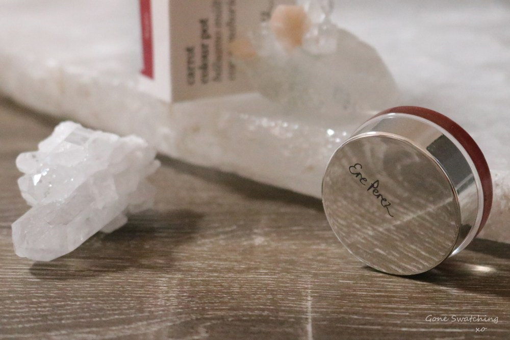 Ere Perez Carrot Colour Pot Review and Swatches. Vegan and non toxic. Gone Swatching-xo Green Beauty Blogger