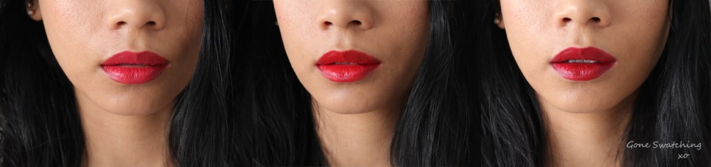 Ilia Beauty Colour Block High Impact Lipstick Review &amp; Swatches. Grenadine, Flame &amp; Tango. Gone Swatching xo