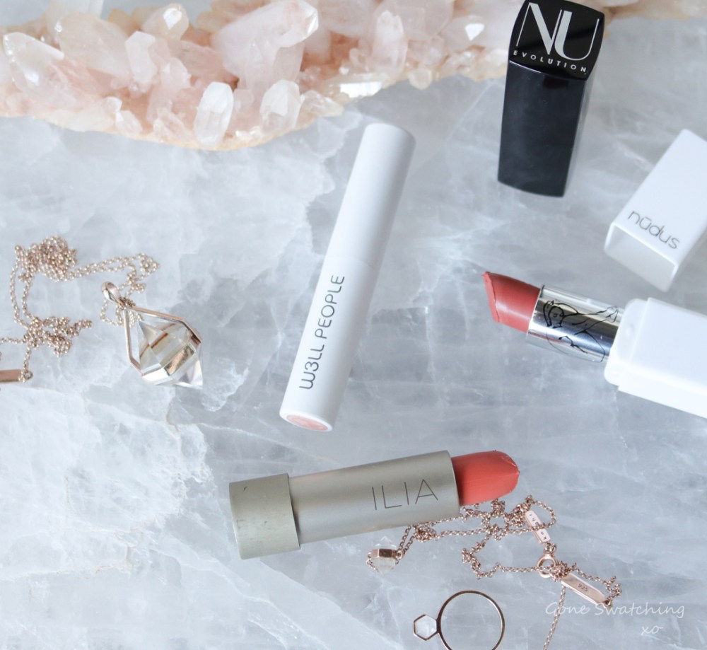 The Best 9 Organic, Natural and non toxic coral lipsticks. Gone Swatching xo
