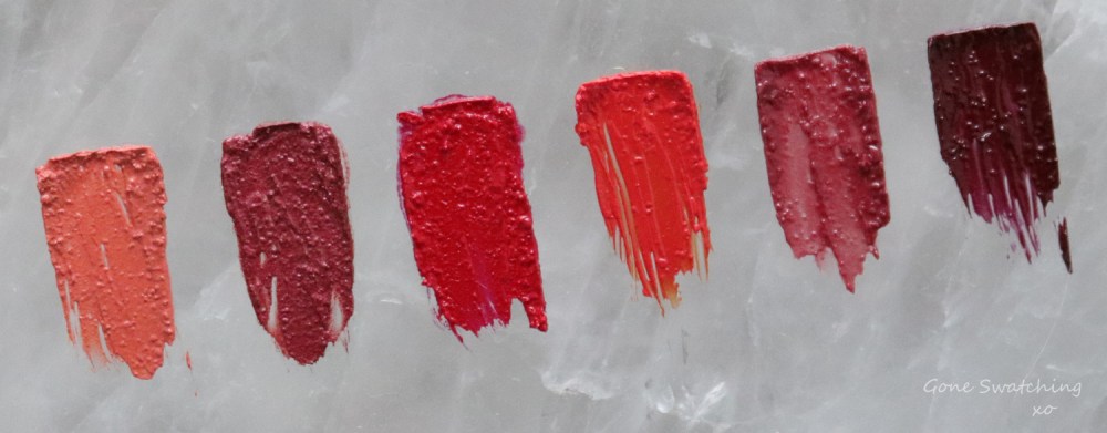 Elate Cosmetics Lipstick Review &amp; Swatches. Plenty, Warrior, Grace, Blaze, Vivacious &amp; Tantric. By Green Beauty Blogger Gone Swatching xo