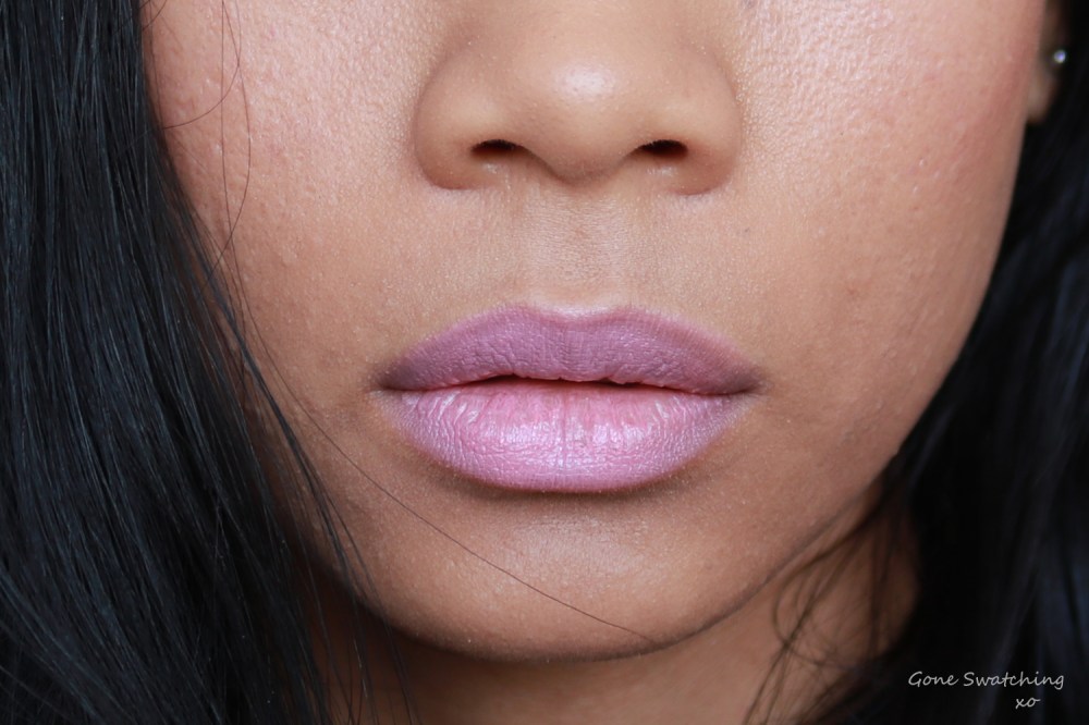 RMS Beauty Lip2Cheek Demure Lip Swatch. Gone Swatching xo