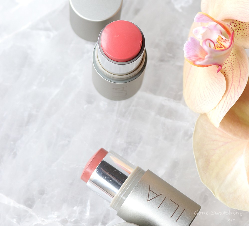 Ilia Beauty Multi-Use Stick review & swatches. All of Me & Lady Bird. Gone Swatching xo