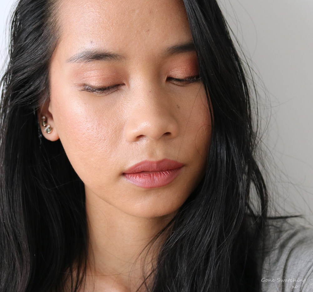 RMS Beauty Savannah Peach Collection Review by Green Beauty Blogger Gone Swatching xo