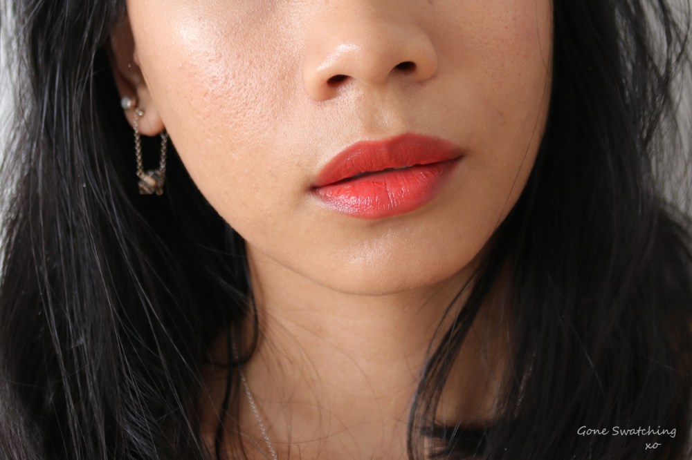 Ere Perez Olive Oil Natural Lipstick Lip Swatch Carnivale. Gone Swatching xo