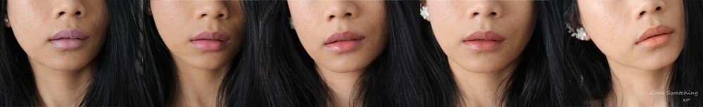 Ilia Beauty Tinted Lip conditioner. Hold Me Now, Blossom Lady, Nobody's Baby, These Days, Dizzy, In Paradise. Gone Swatching xo