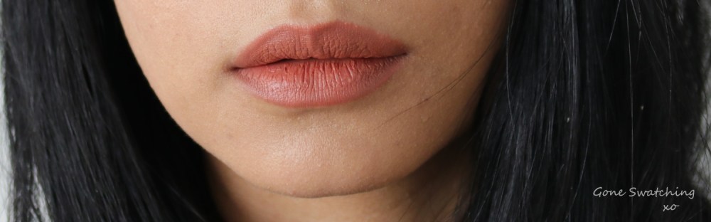 100% Pure Fruit Pigmented Cocoa Butter Matte Lipstick Review & Swatches. Sandstone. Gone Swatching xo