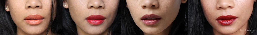 RMS Beauty Lip2Cheek Swatches. Curious, Illusive, Beloved & Diabolique. Gone Swatching xo