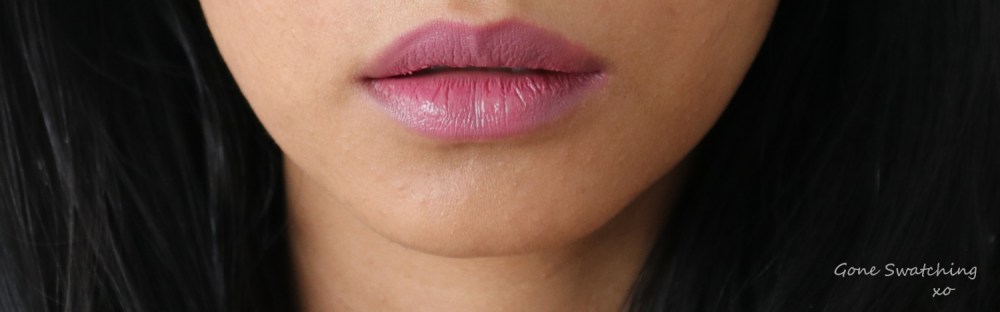 Elate Cosmetics Adore lip swatch on Asian skin. Gone Swatching xo
