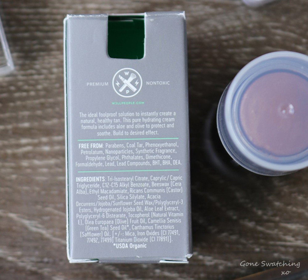 W3LL People Bio Bronzer Stick Review & Swatches. Ingredients. Green Beauty Blogger Gone Swatching xo