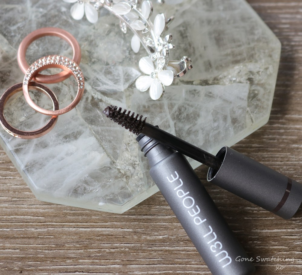 W3LL People Expressionist Brow Gel 3 Dark Brown Review & Swatches. Green Beauty Blogger Gone Swatching xo