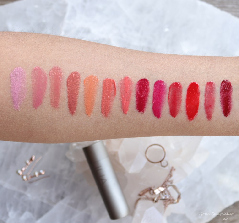 Ilia Beauty Tinted Lip conditioner review & arm swatches. Gone Swatching xo
