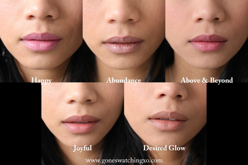 Kjaer Weis Cream Blush Swatches. Happy, Abundance, Abobe & Beyond, Joyful & Desired Glow. Australian Organic Beauty Blogger Gone Swatching xo