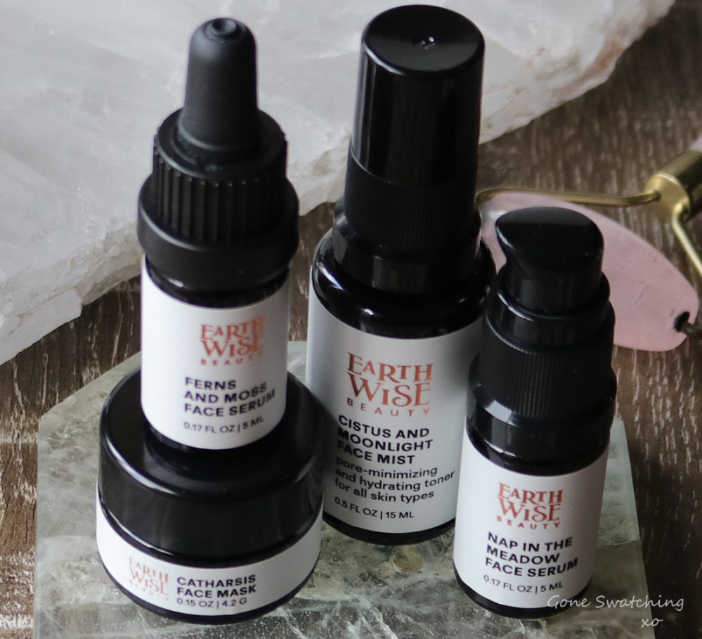 Earthwise Beauty Review. Cistus &amp; Moonlight Mist. Prepared with gem &amp; flower essences aura mist. Gone Swatching xo