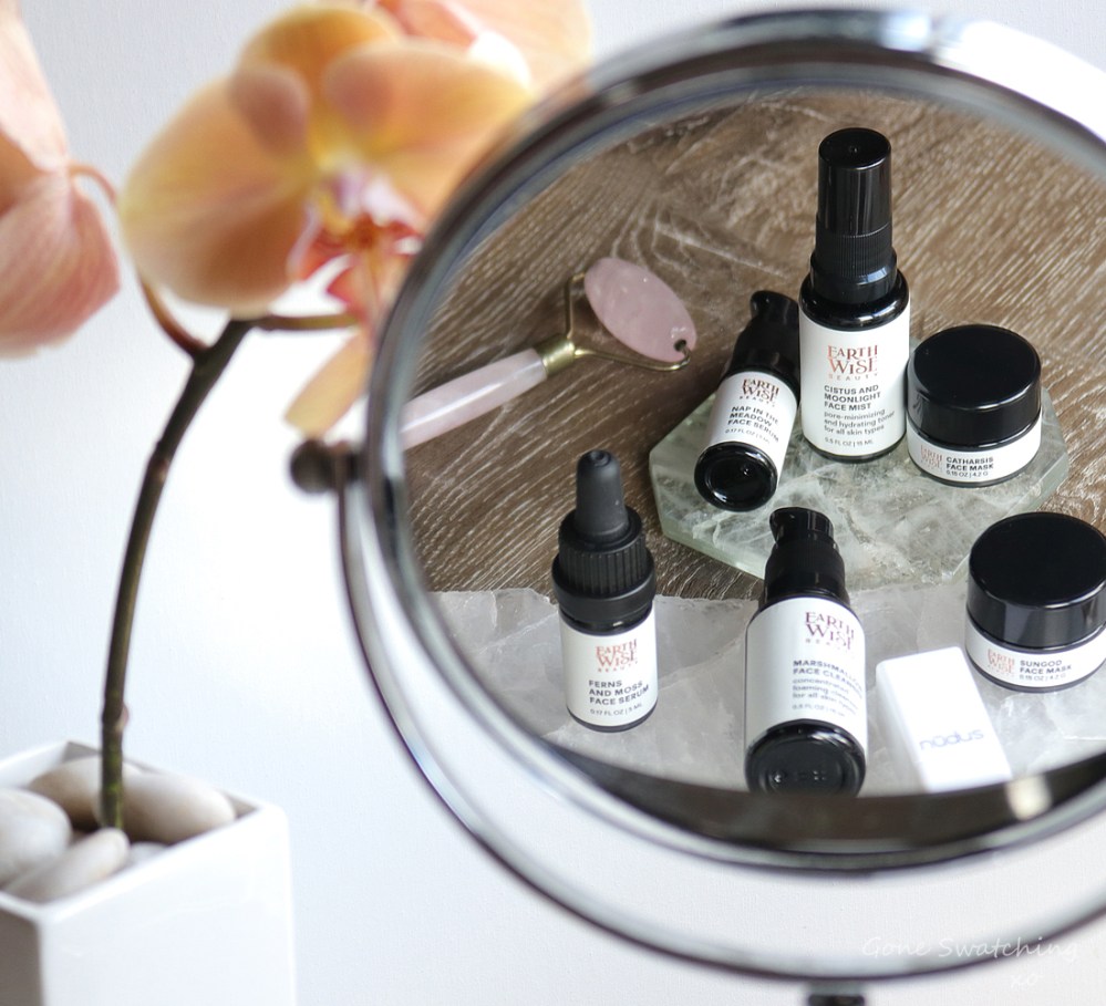 Earthwise Beauty Review. Marshmallow Face Cleanser, Cistus &amp; Moonlight Mist, Nap in the Meadow &amp; Ferns &amp; Moss Serums, Sungod Mask &amp; Catharsis Mask. Gone Swatching xo