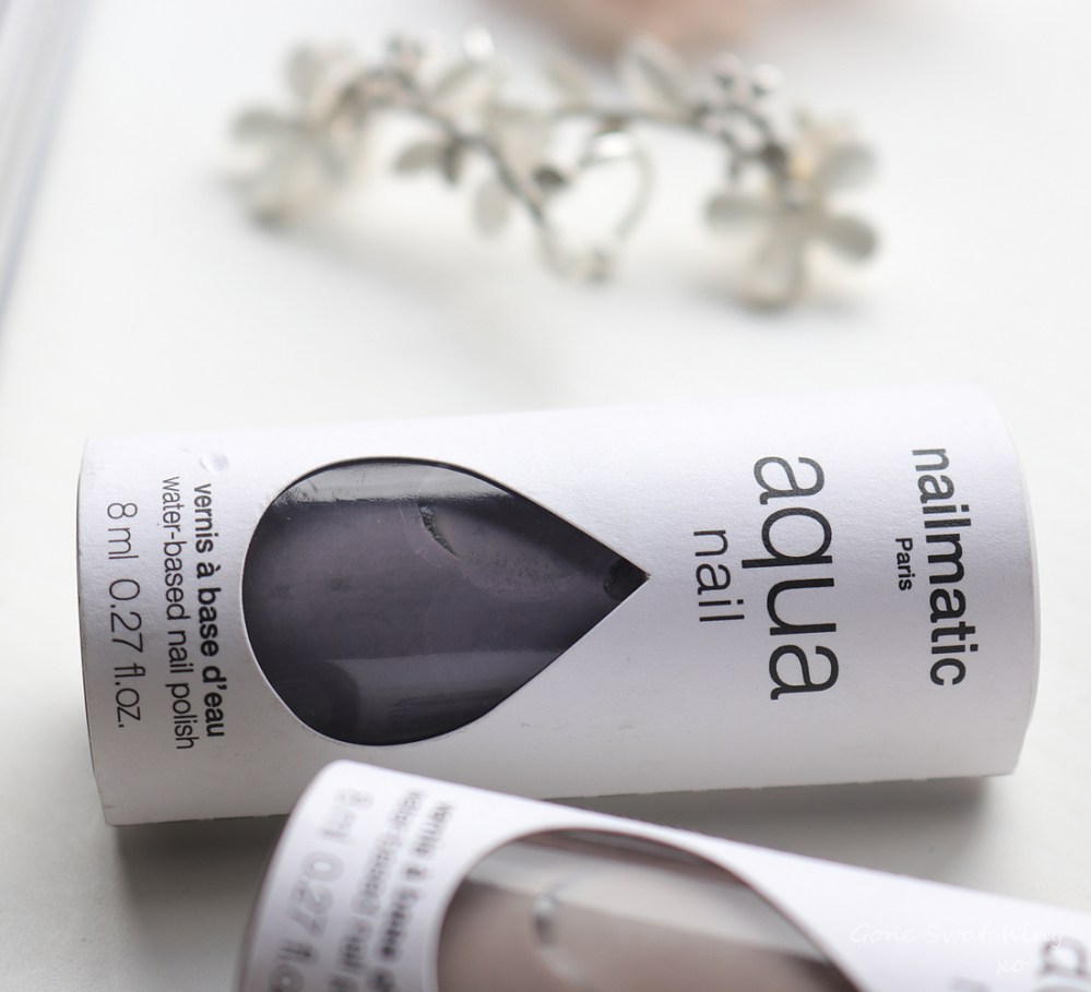 Nailmatic Aqua Nail Polish Review &amp; Swatches. Bjork. Water based, odour free Nail Polish. Green Beauty Blogger Gone Swatching xo