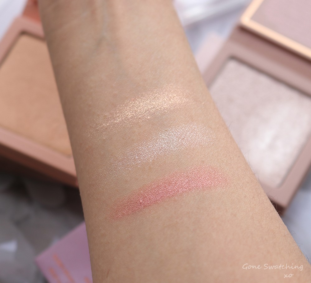 Athr Beauty Sustainable &amp; Low Waste Beauty. Pink &amp; Pure Diamon Highlighters &amp; Rose Gold Eyeshadow Swatches &amp; Review. Gone Swatching xo