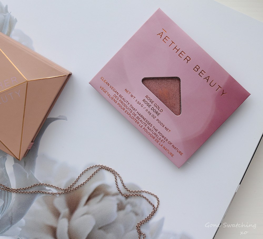 Athr Beauty Sustainable &amp; Low Waste Beauty. Rose Gold Eyeshadow Swatches &amp; Review. Gone Swatching xo
