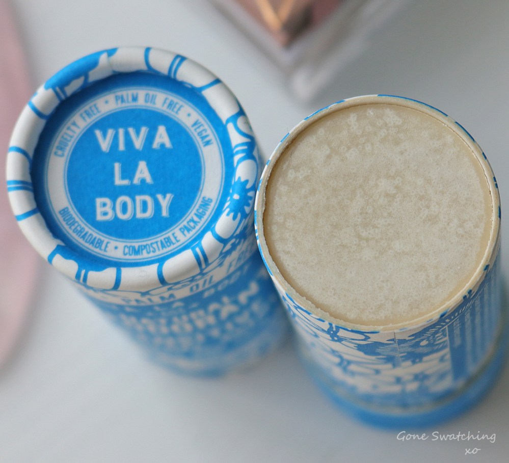 Viva La Body Natural Deodorant Neutral Scent Review &amp; Ingredients. Battle of the Low, No waste Natural &amp; Fragrance Free Deodorant. Gone Swatching xo