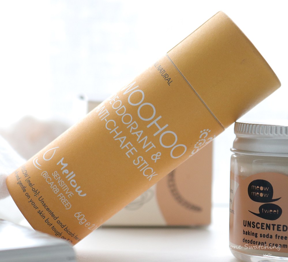 Woohoo Body All Natural Deodorant Paste Mellow No fragrance Review. Battle of the Low, No waste Natural &amp; Fragrance Free Deodorant. Gone Swatching xo