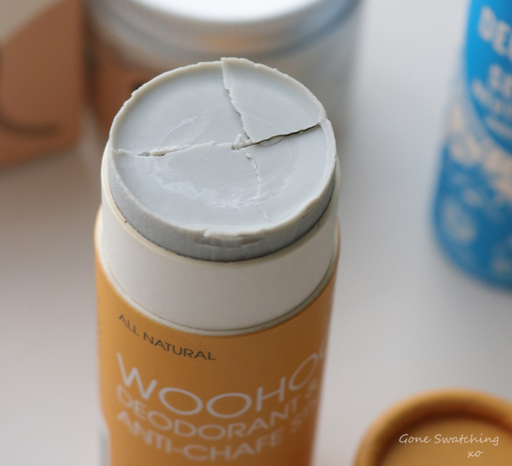 Woohoo Body All Natural Deodorant Paste Mellow Review. Battle of the Low, No waste Natural &amp; Fragrance Free Deodorant. Gone Swatching xo