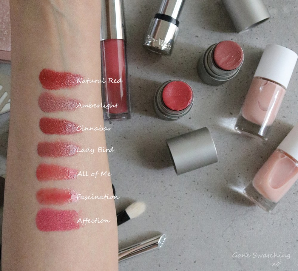 My Best Picks for Organic &amp; Natural Lipstick for My Wedding. Green Beauty Blogger &amp; Lipstick Swatches Gone Swatching xo
