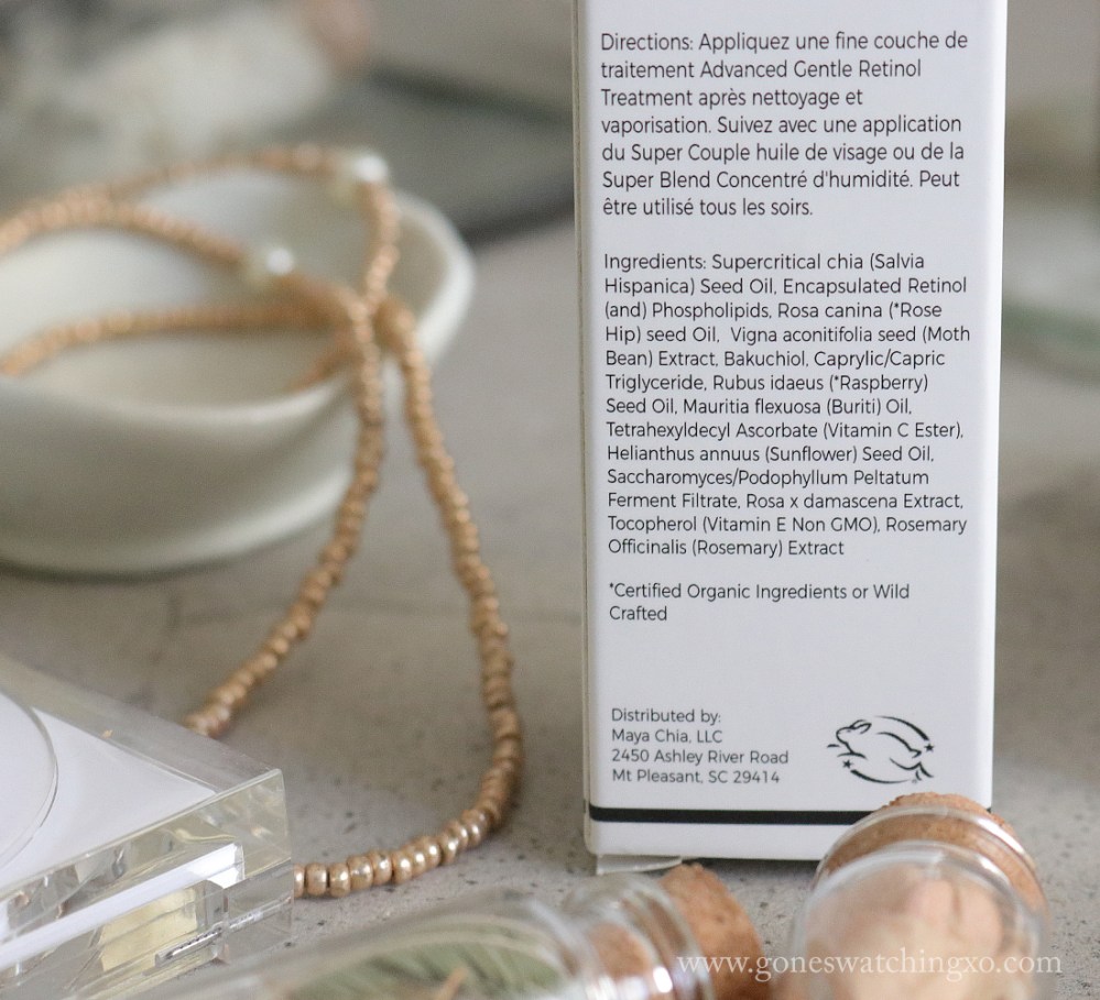 Maya Chia Skincare Review. The Straight A. Advanced Gentle Encapsulated Retinol A Serum. Organic Beauty Blogger Gone Swatching xo