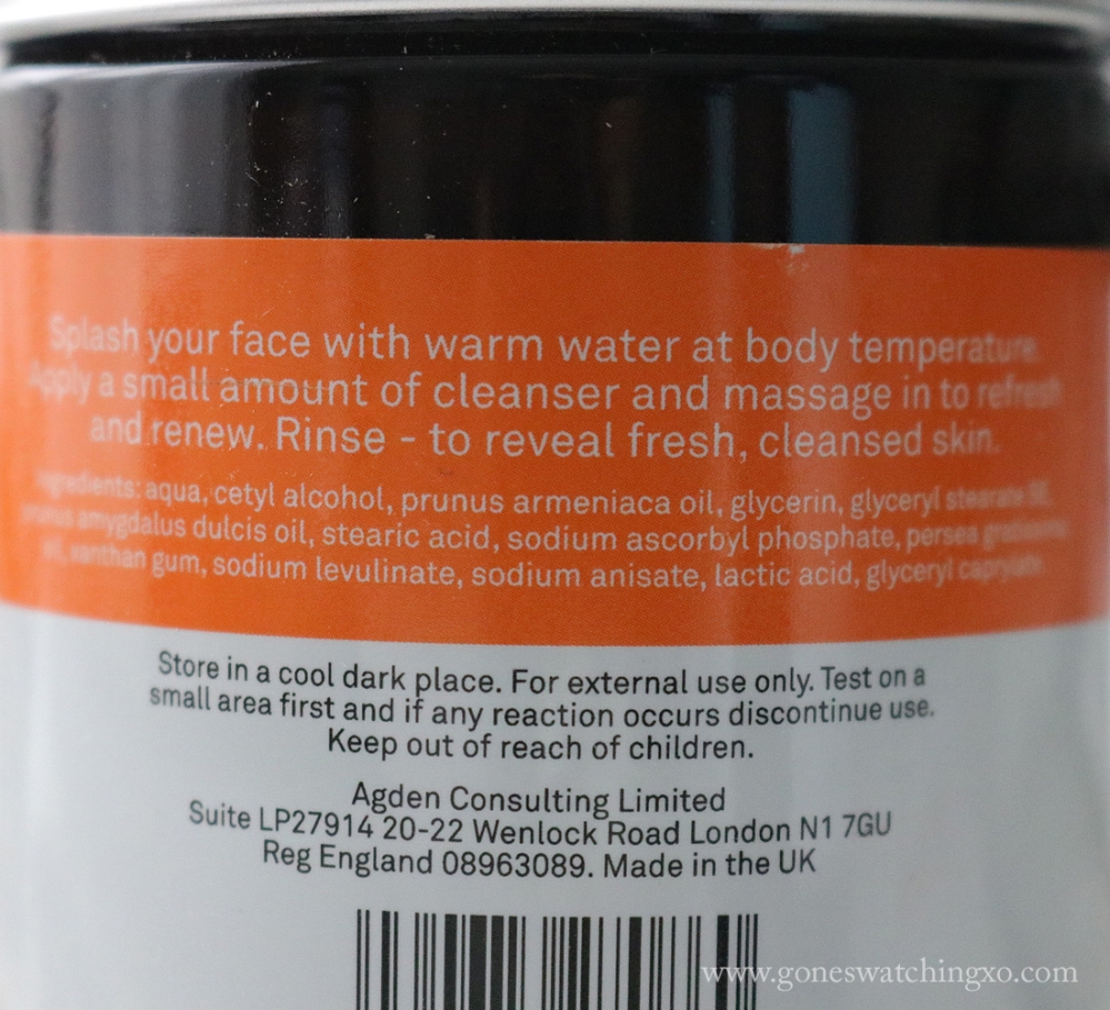 Facetheory Vitamin C Cream Cleanser C1 Review &amp; Ingredients. Avocado, sweet almond oil &amp; vitamin c. Gone Swatching xo