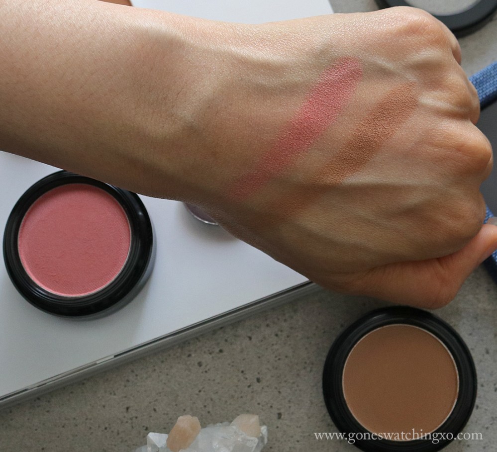 Red Apple Lipstick Review & Swatches. Sundrop Bronzer & Gotta Glow Blush. Toxin Free, Gluten free, vegan & allergen friendly makeup. Gone Swatching xo