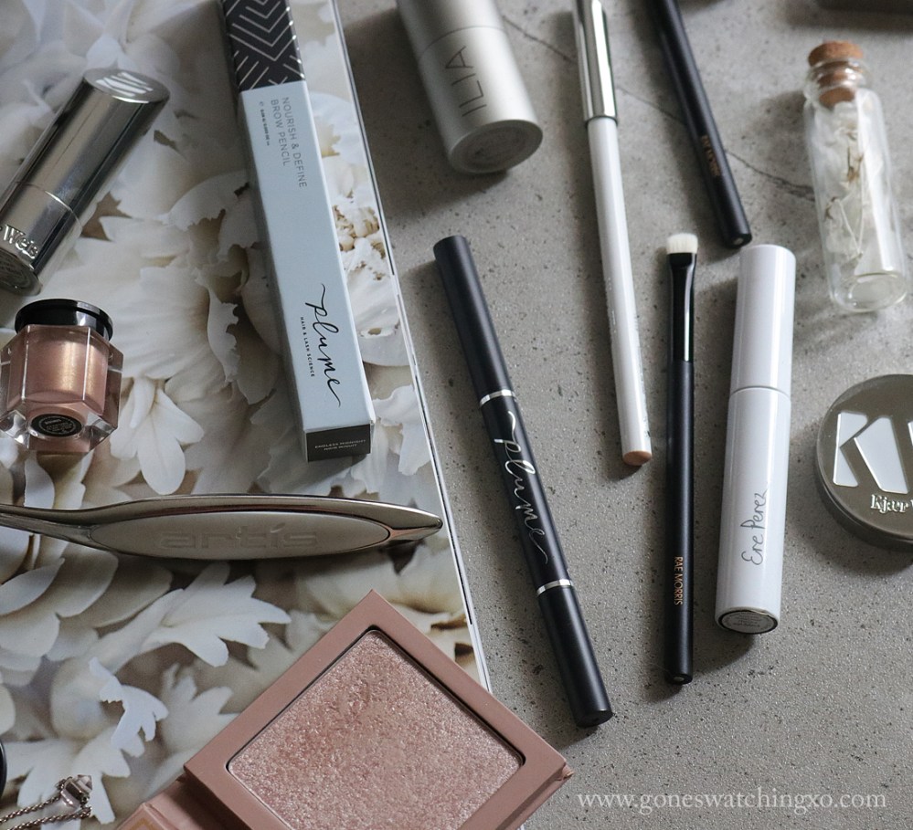Plume Science Nourish & Define Brow Pencil Review & Swatches - Endless Midnight. Beauty Blogger Gone Swatching xo