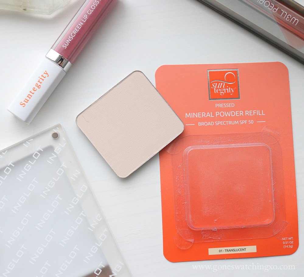 Suntegrity Pressed Mineral Powder. SPF 50. Review &amp; Swatches. Australian, Green &amp; Natural Beauty Blogger. Gone Swatching xo