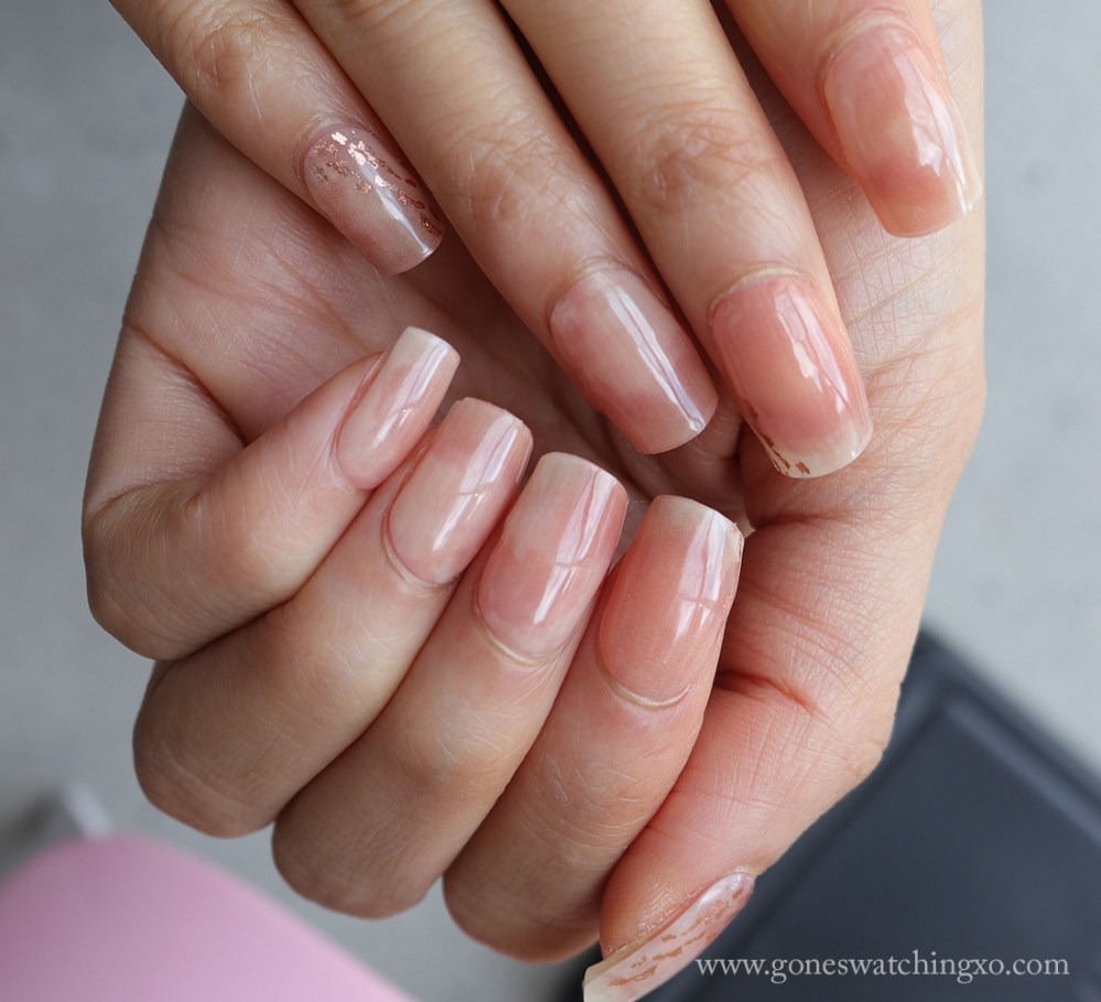 Zinipin Semi-Cured Gel Nail Wraps Review &amp; Try On. Manicure. Elegant Beige Nail Stickers. Gone Swatching xo