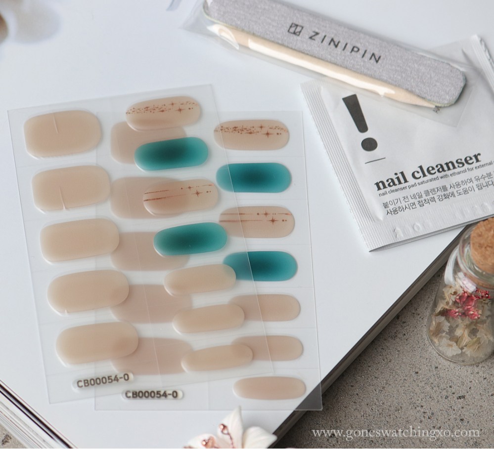 Zinipin Semi-Cured Gel Nail Wraps Review &amp; Try On. Manicure. Monstera. Gone Swatching xo
