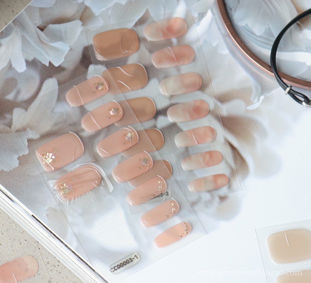 Zinipin Semi-Cured Gel Nail Wraps Review &amp; Try On. Manicure. Rose Daisy. Gone Swatching xo