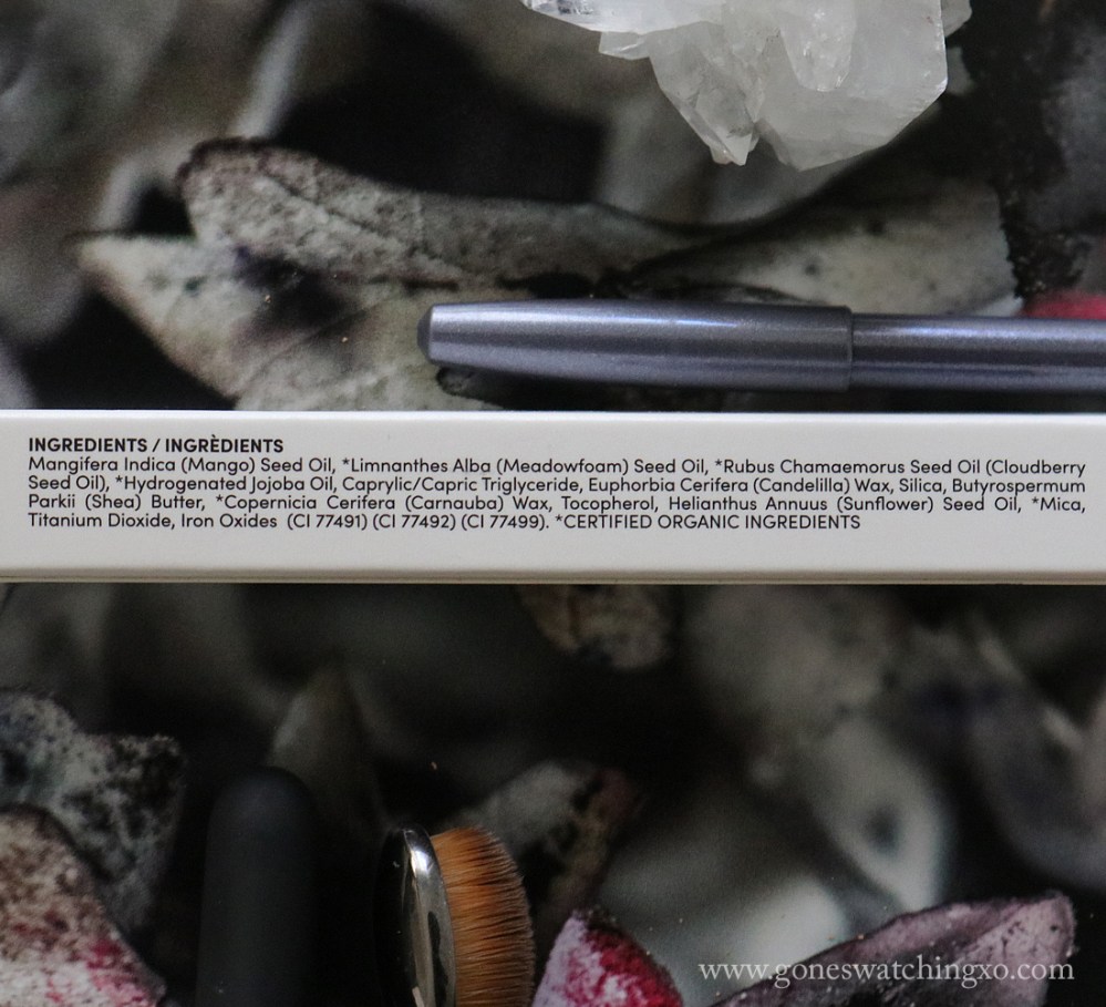 Fitglow Beauty Review &amp; Swatches. Vegan Eyeliner Pencil Starlight Ingredients. Australian Beauty Blogger Gone Swatching xo