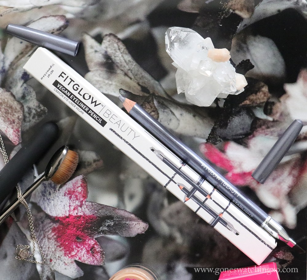 Fitglow Beauty Review &amp; Swatches. Vegan Eyeliner Pencil Starlight. Australian Beauty Blogger Gone Swatching xo