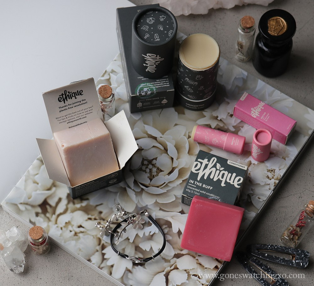 Ethique Review. New Zealand Made Natural &amp; Non-toxic. Plastic Free, No Waste Hair &amp; Skincare. Biodegradable Packaging. Gone Swatching xo
